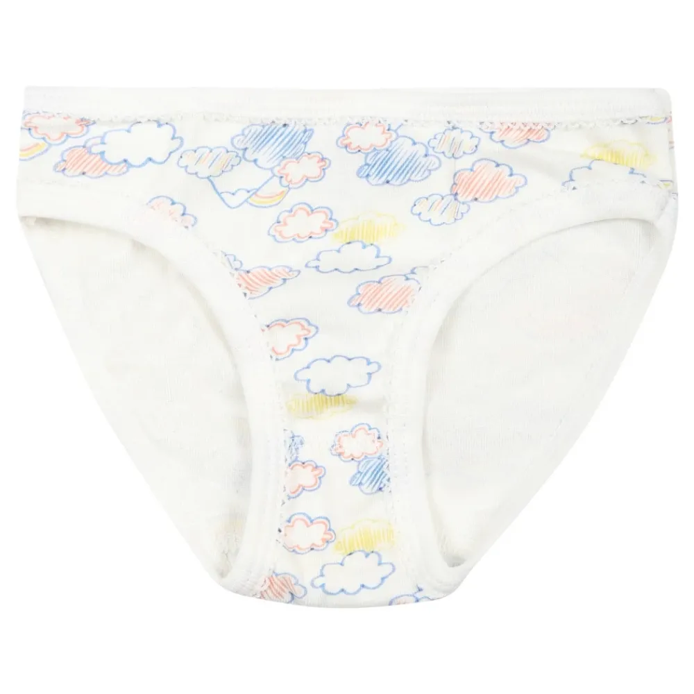 Petit Bateau Wolken Strepen Multicolor Briefs Set