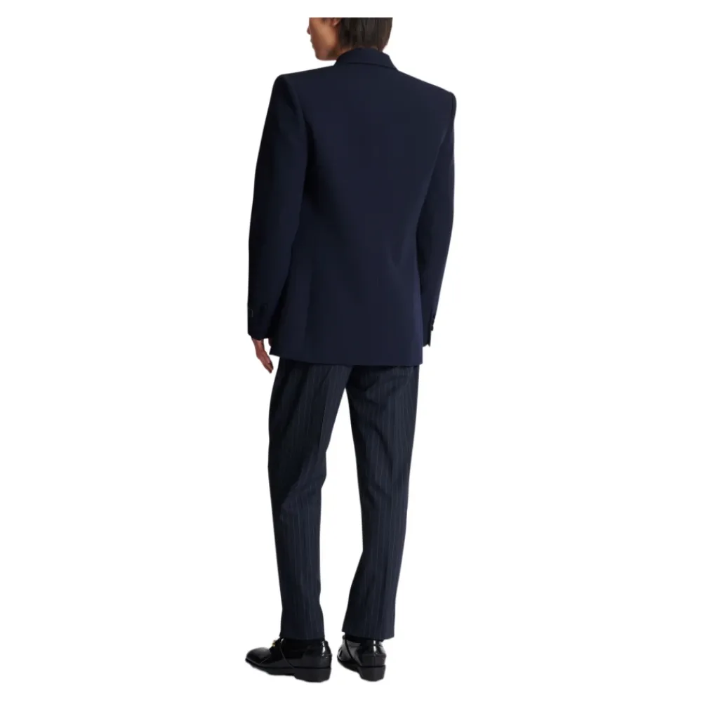 Heren Balmain Wollen blazer met kristal patch