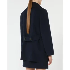 DAMES Max Mara Trenchcoats & Mantels^Wollen dubbelrijige cabanjas