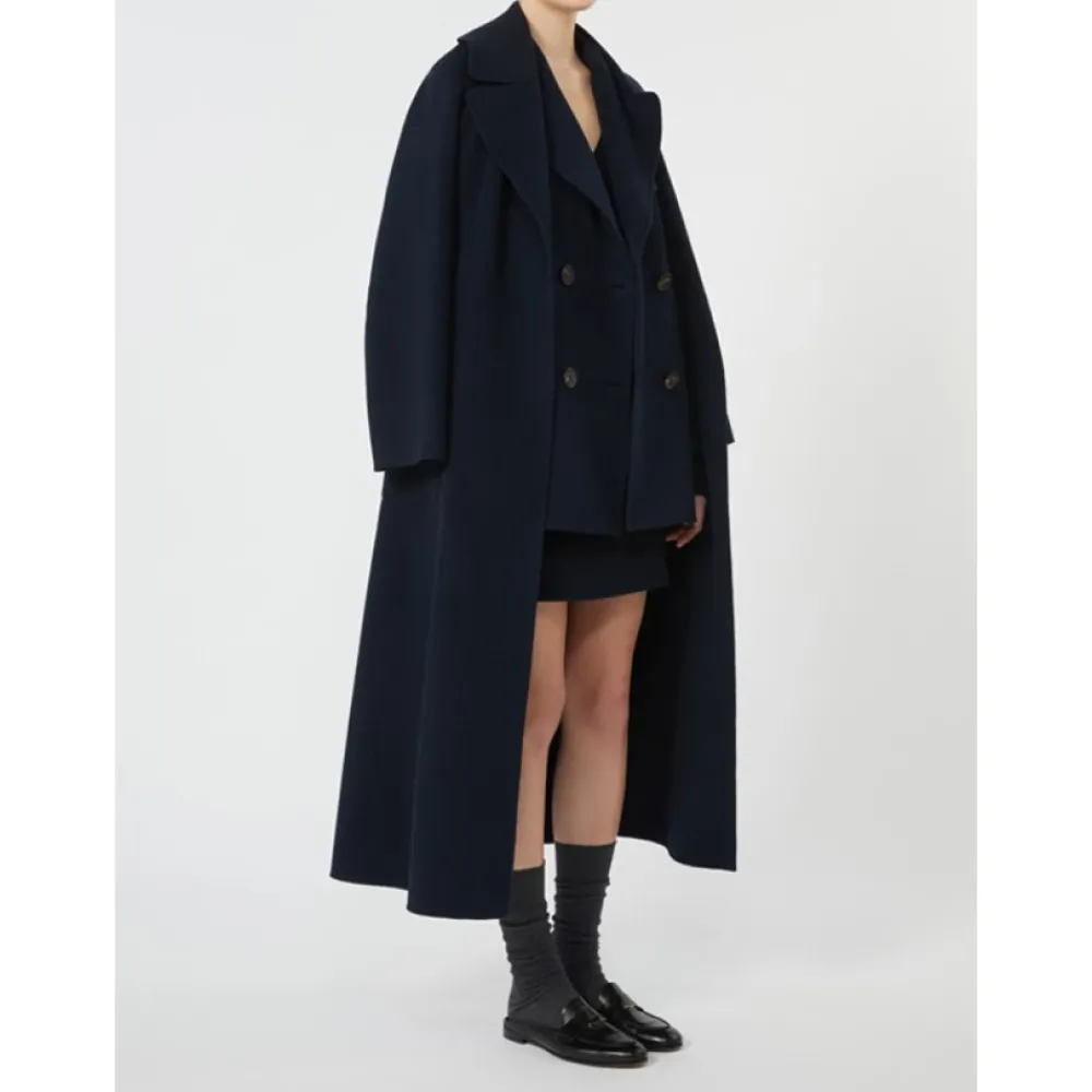 DAMES Max Mara Trenchcoats & Mantels^Wollen dubbelrijige cabanjas