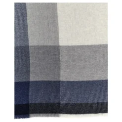 Heren Brunello Cucinelli Sjaals^Wollen en kasjmier geruite twill sjaal