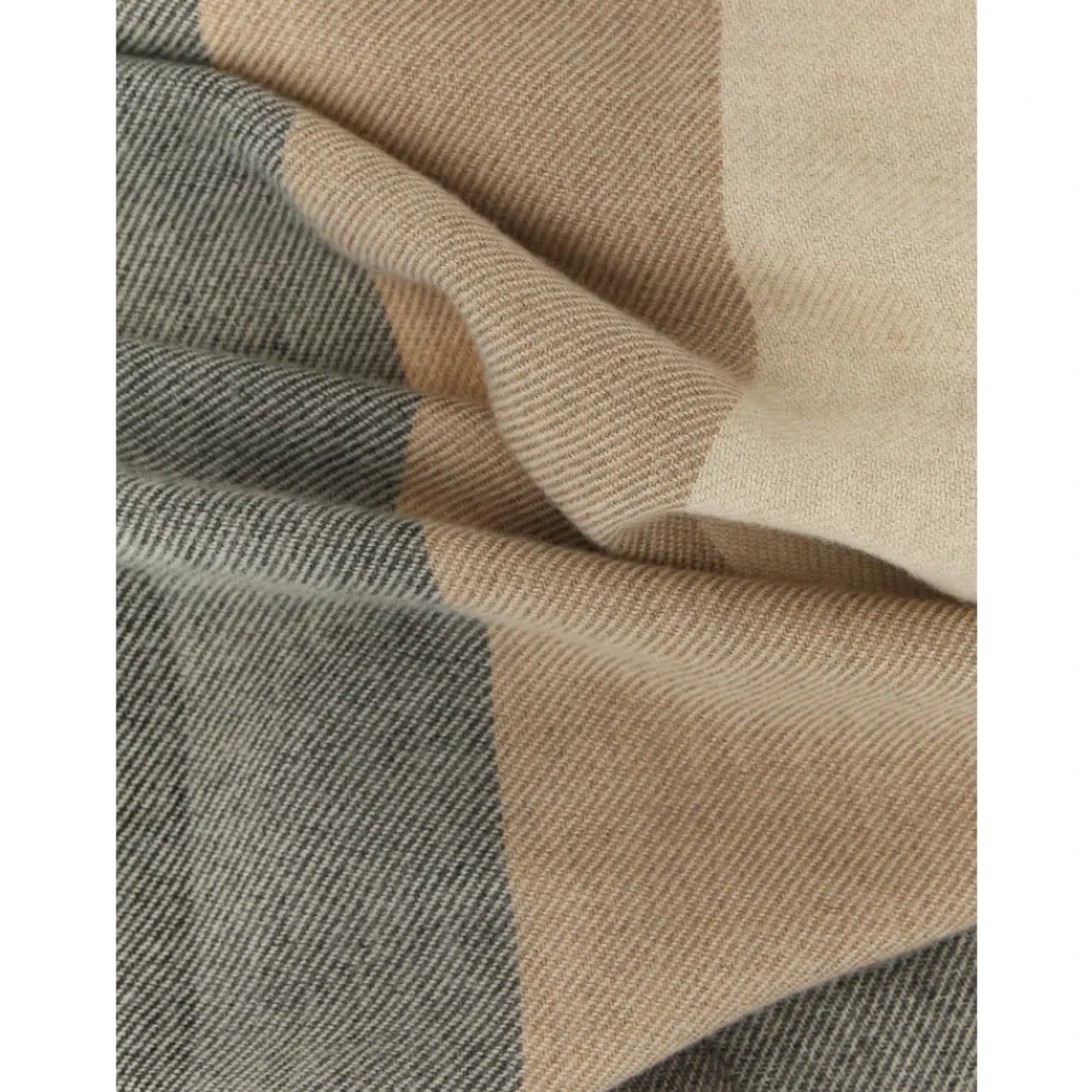 Heren Brunello Cucinelli Sjaals^Wollen en Kasjmier Sjaal