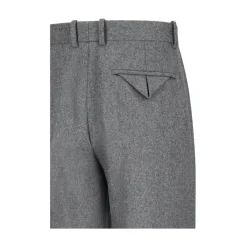 Heren Bottega Veneta Broeken^Wollen Flanellen Broek