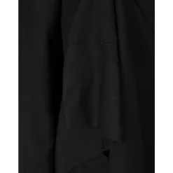 Heren Comme des Garçons Wollen Jas met Stoffen Applicaties