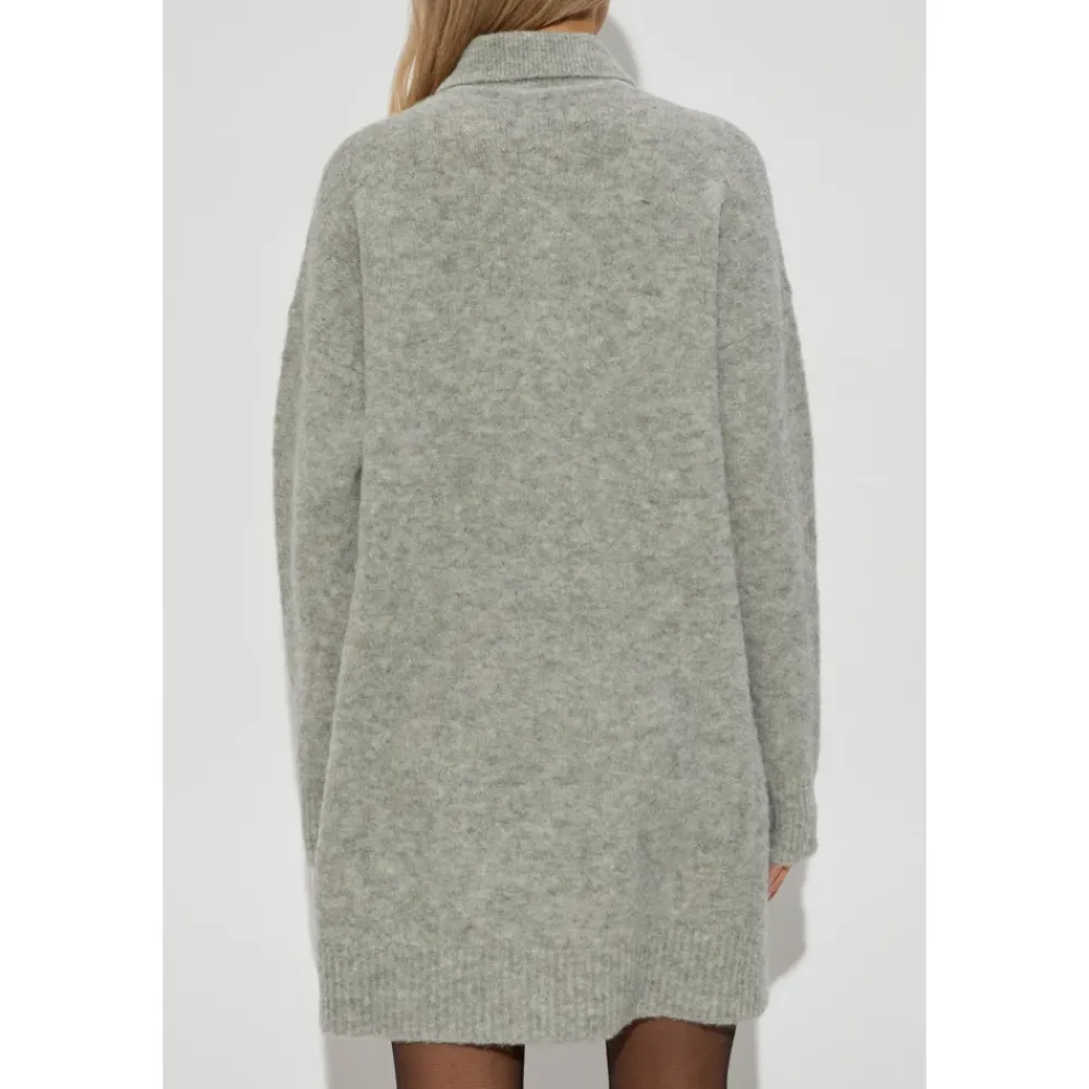 DAMES Ami Paris Jurken^Wollen jurk met kraag