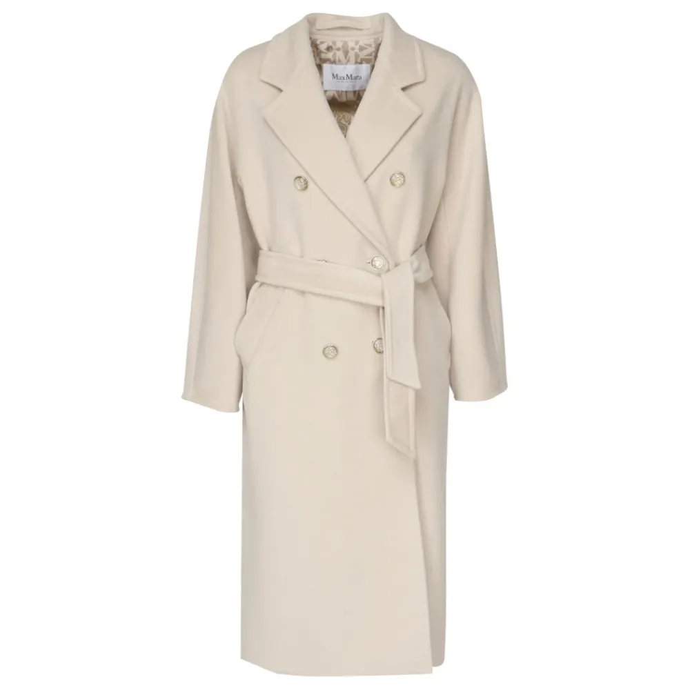 DAMES Max Mara Trenchcoats & Mantels^Wollen Kasjmier Double-Breasted Jas