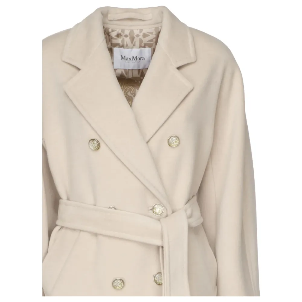 DAMES Max Mara Trenchcoats & Mantels^Wollen Kasjmier Double-Breasted Jas