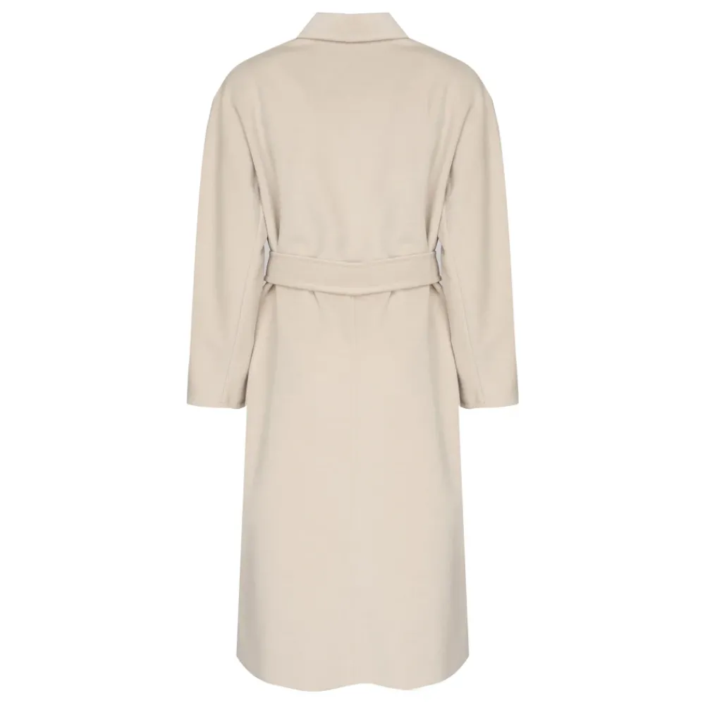 DAMES Max Mara Trenchcoats & Mantels^Wollen Kasjmier Double-Breasted Jas