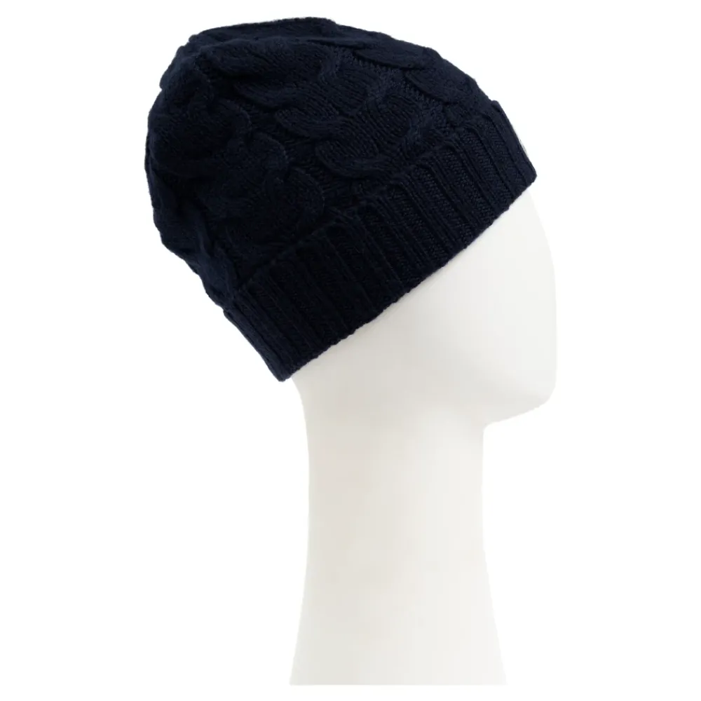 Moncler Mutsen En Petten^Wollen muts met logopatch