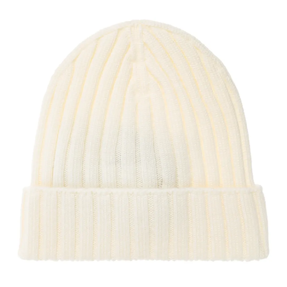 Moncler Mutsen En Petten^Wollen muts met logopatch