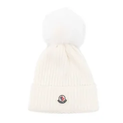 Moncler Wollen muts met pompon