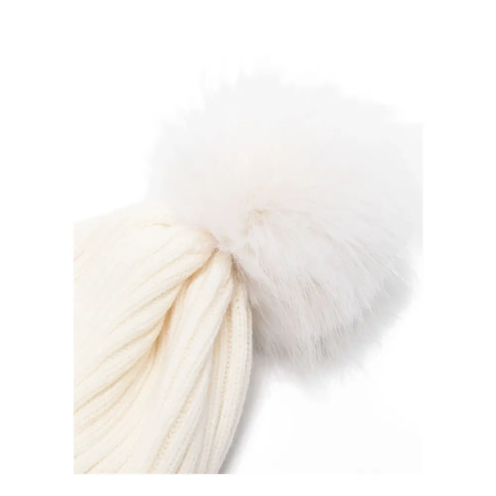 Moncler Wollen muts met pompon
