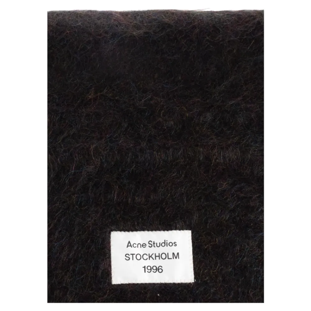 Heren Acne Studios Wollen sjaal met logo