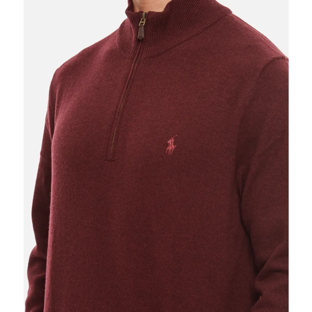 Heren Polo Ralph Lauren Wollen Trui Met Rits