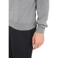 Heren THE (Alphabet) Truien & Vesten^Wollen trui met ronde hals