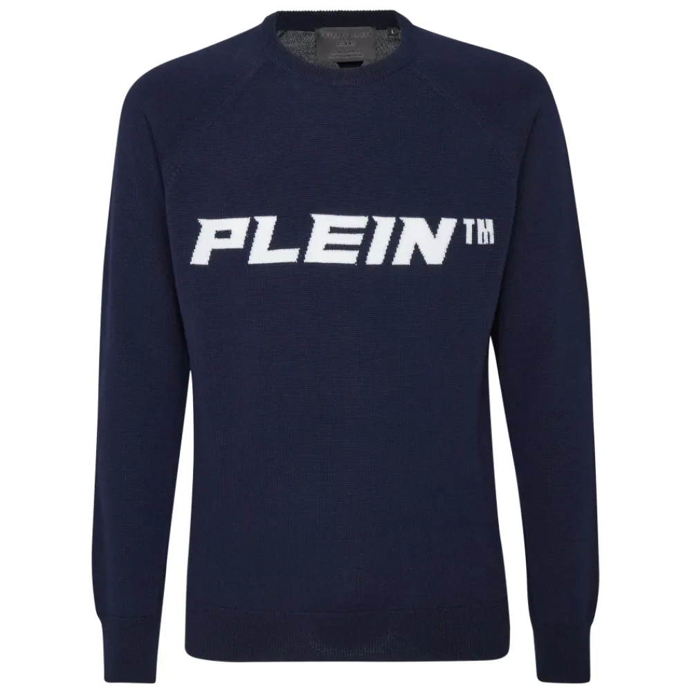 Heren Philipp Plein Truien & Vesten^Wollen Trui Ronde Hals