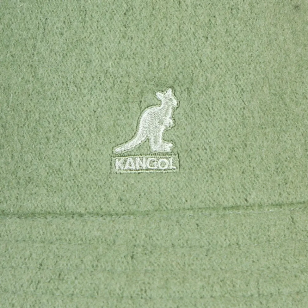 Heren Kangol Wollen Vissershoed Olijf