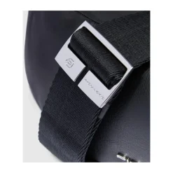 DAMES Piquadro Women's bum bag in fabric and leather