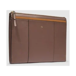 DAMES Piquadro Laptoptassen^Women's leather clutch for iPad®
