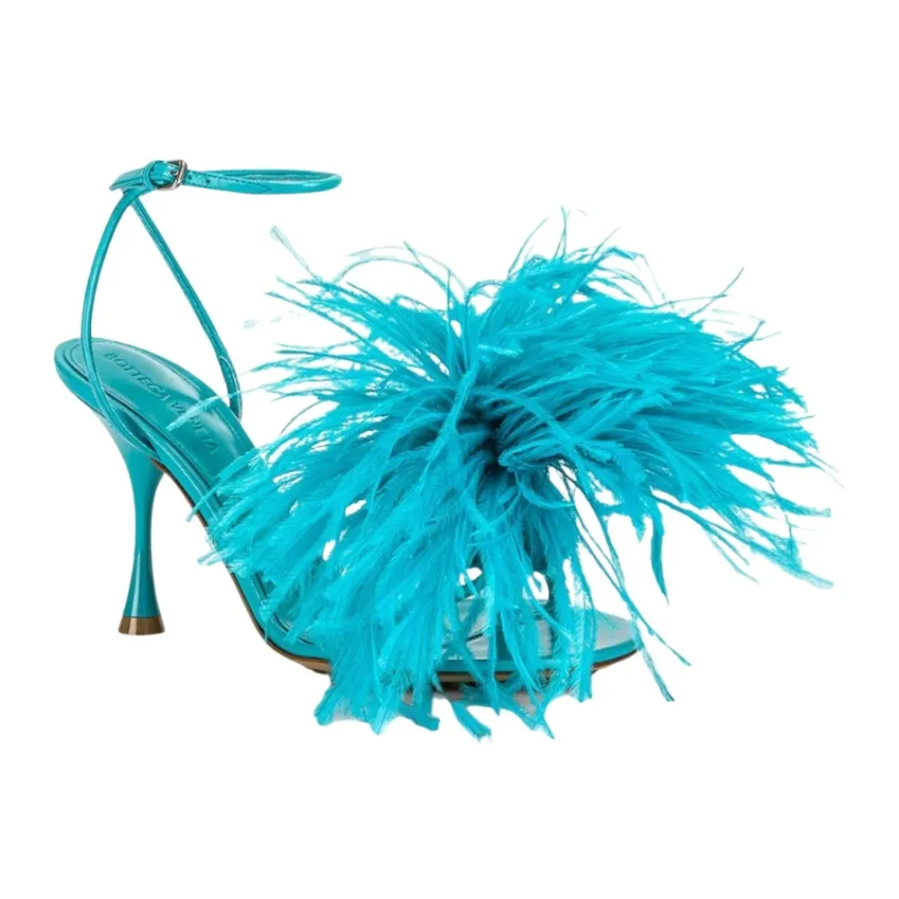 DAMES Bottega Veneta Wonderbird Nappa Veer Dot Sandaal