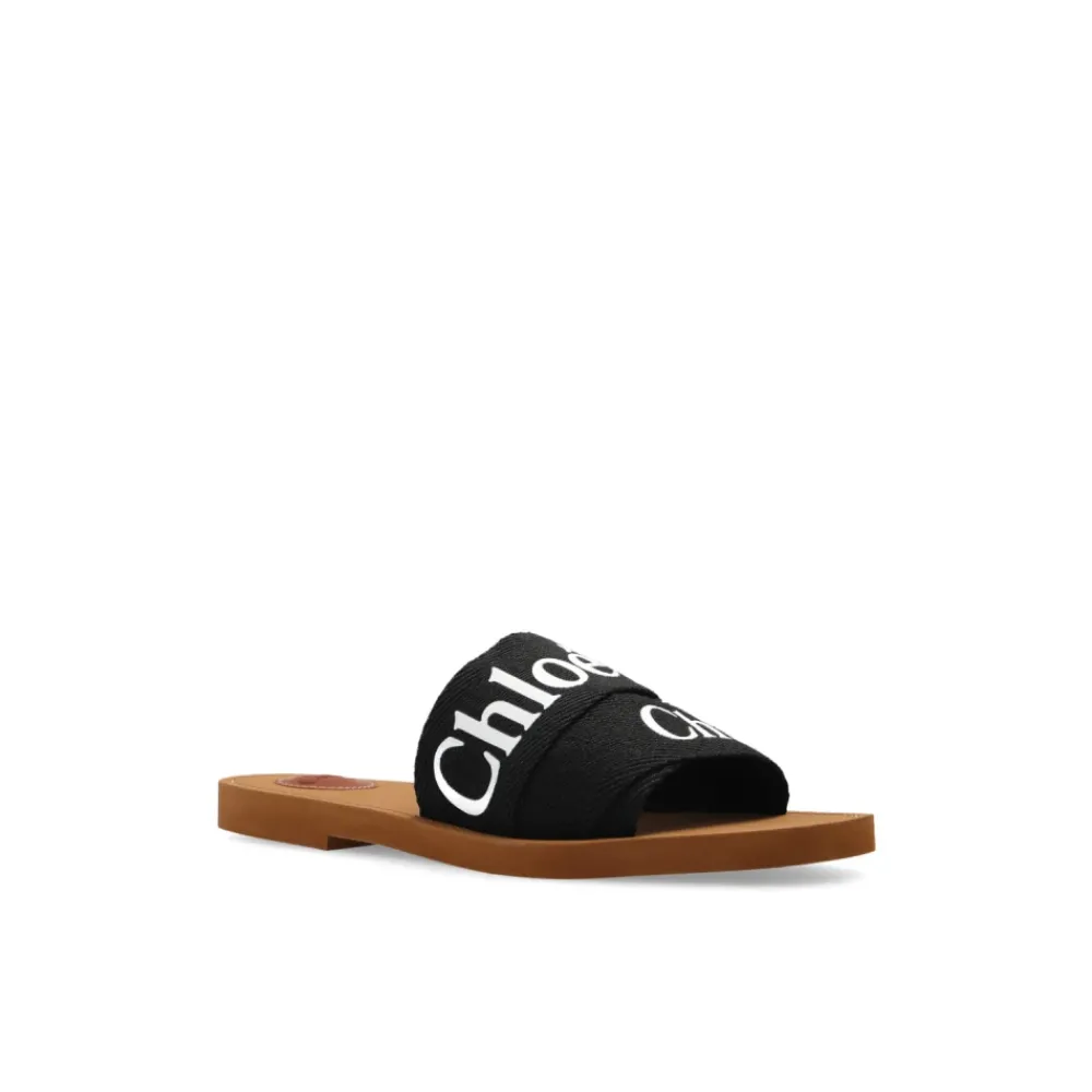 DAMES Chloé Woody Flat Mule