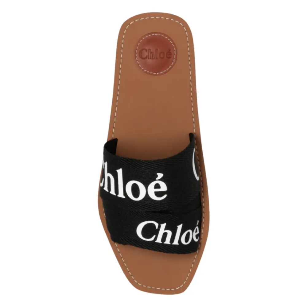 DAMES Chloé Woody Flat Mule