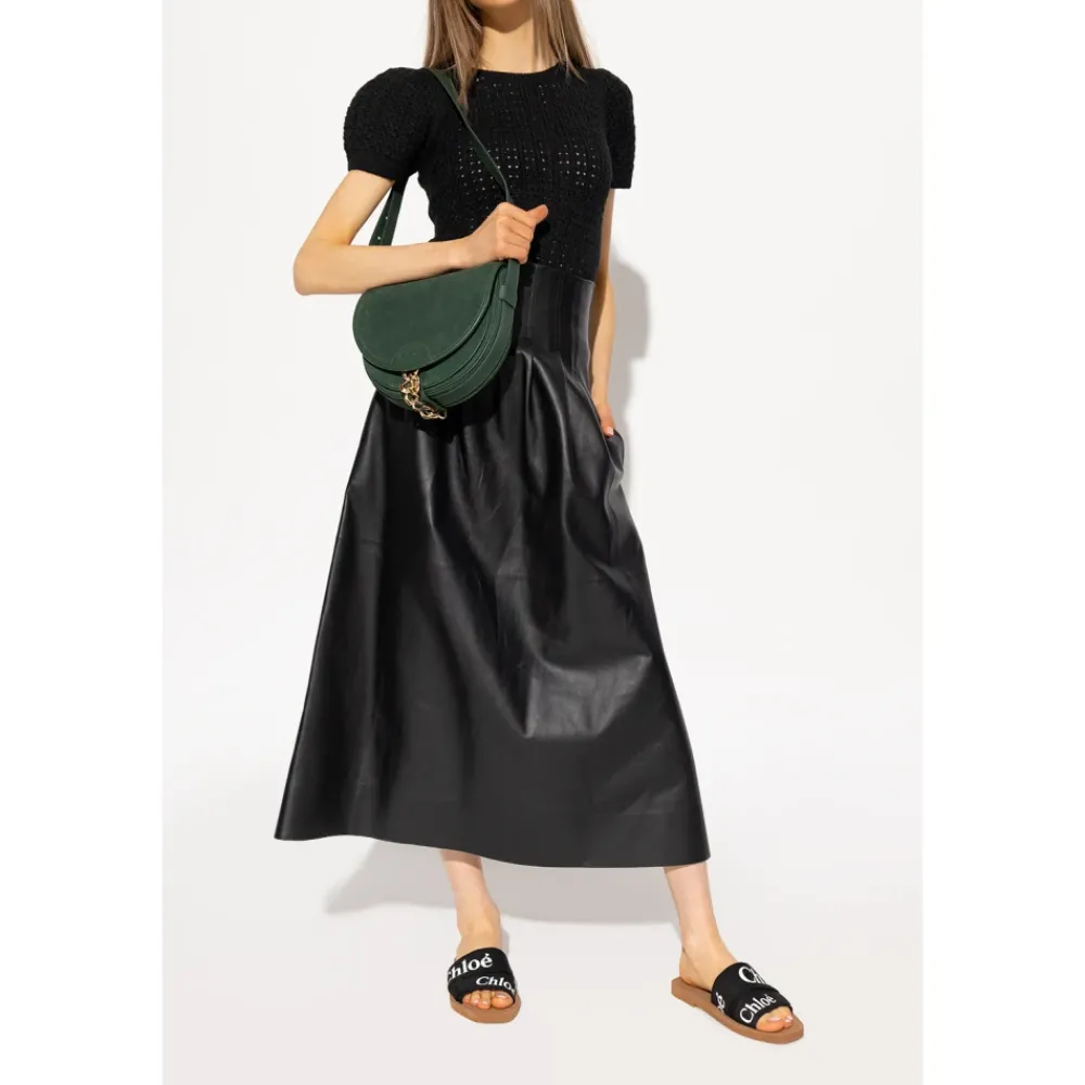 DAMES Chloé Woody Flat Mule