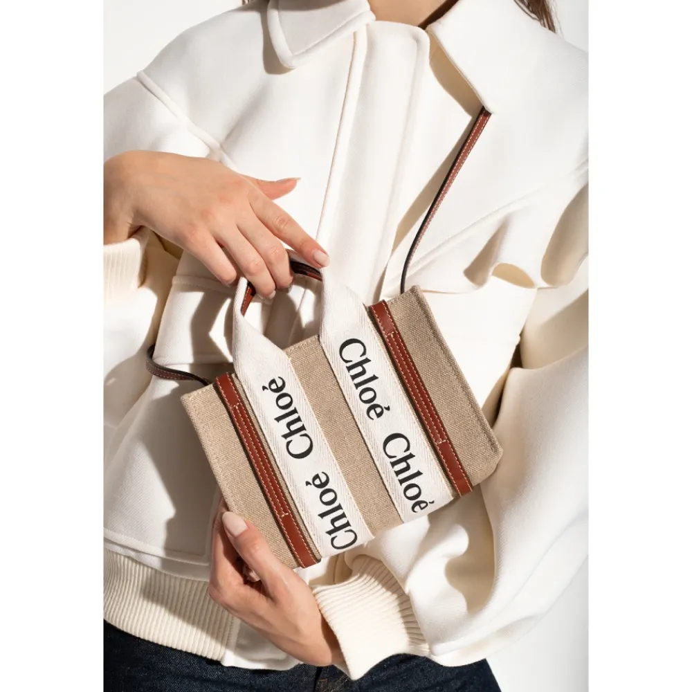 DAMES Chloé Woody Mini schoudertas