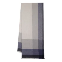Heren Brunello Cucinelli Sjaals^Wool and Cashmere Checked Twill Scarf