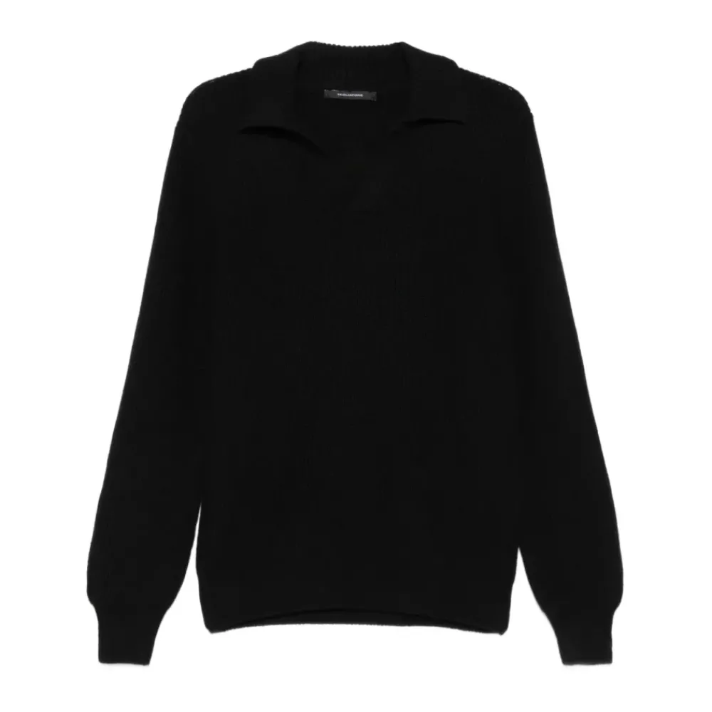 Heren Tagliatore Wool Polo