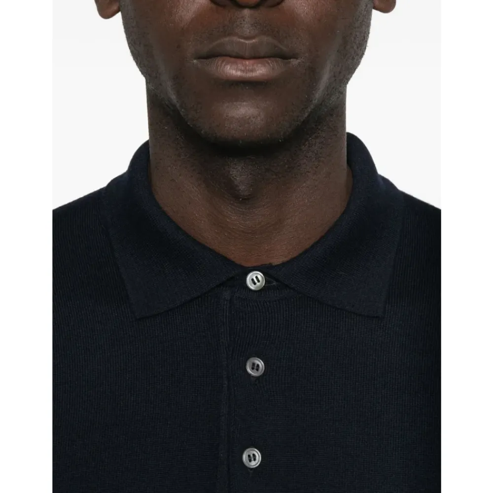 Heren Tagliatore Wool Polo