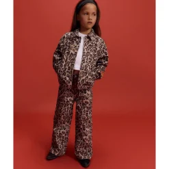 ALIX The Label Woven Jaguar Denim Jacket