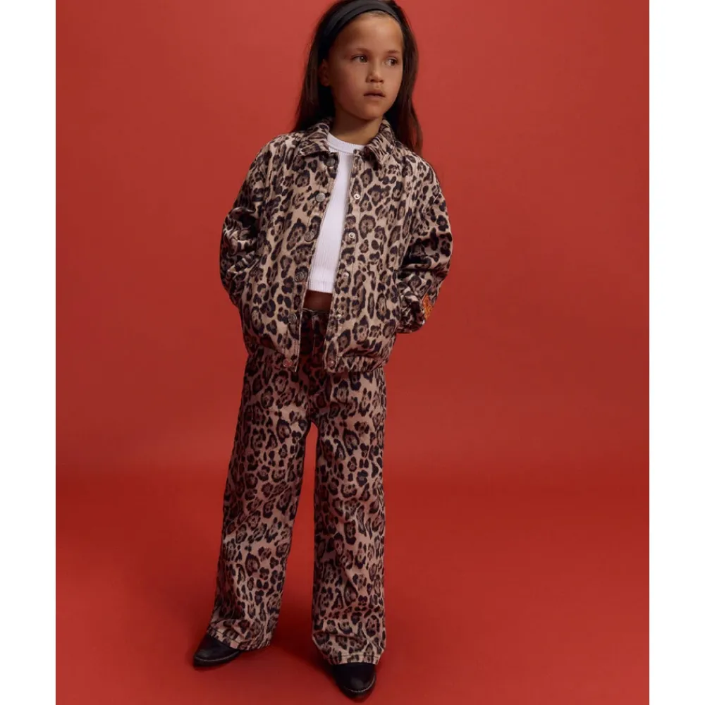 ALIX The Label Woven Jaguar Denim Jacket