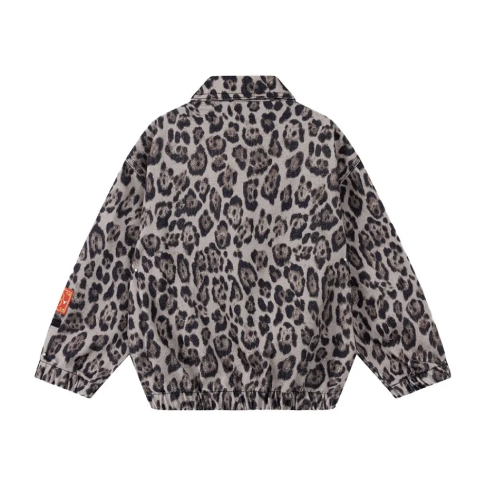 ALIX The Label Woven Jaguar Denim Jacket