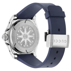 DAMES Gucci Horloges^YA136359 - Dive 40mm roestvrijstalen kast, e wijzerplaat, keramische lunet en rubberen armband