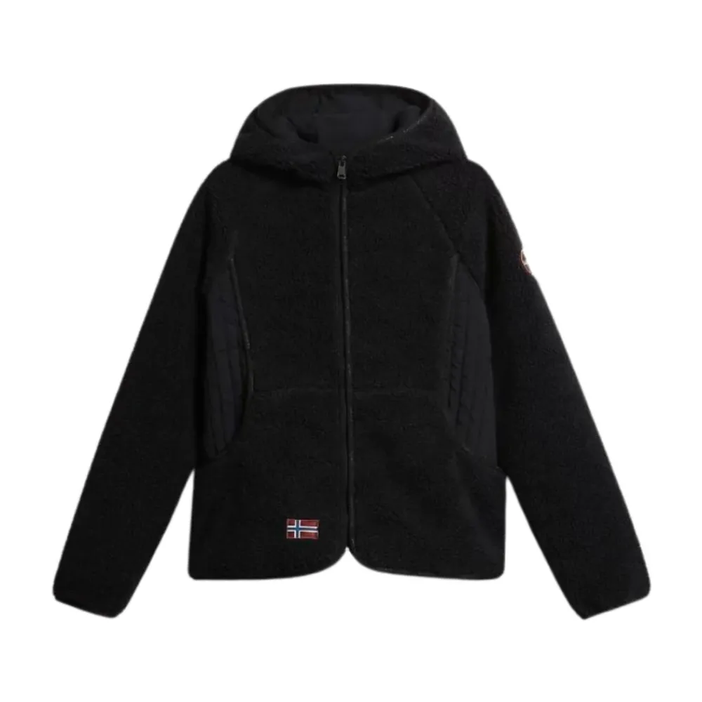 Napapijri Yupik e Hoodie met Rits in Fleece