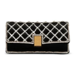 DAMES Balmain Zachte fluwelen en parels 1945 zak