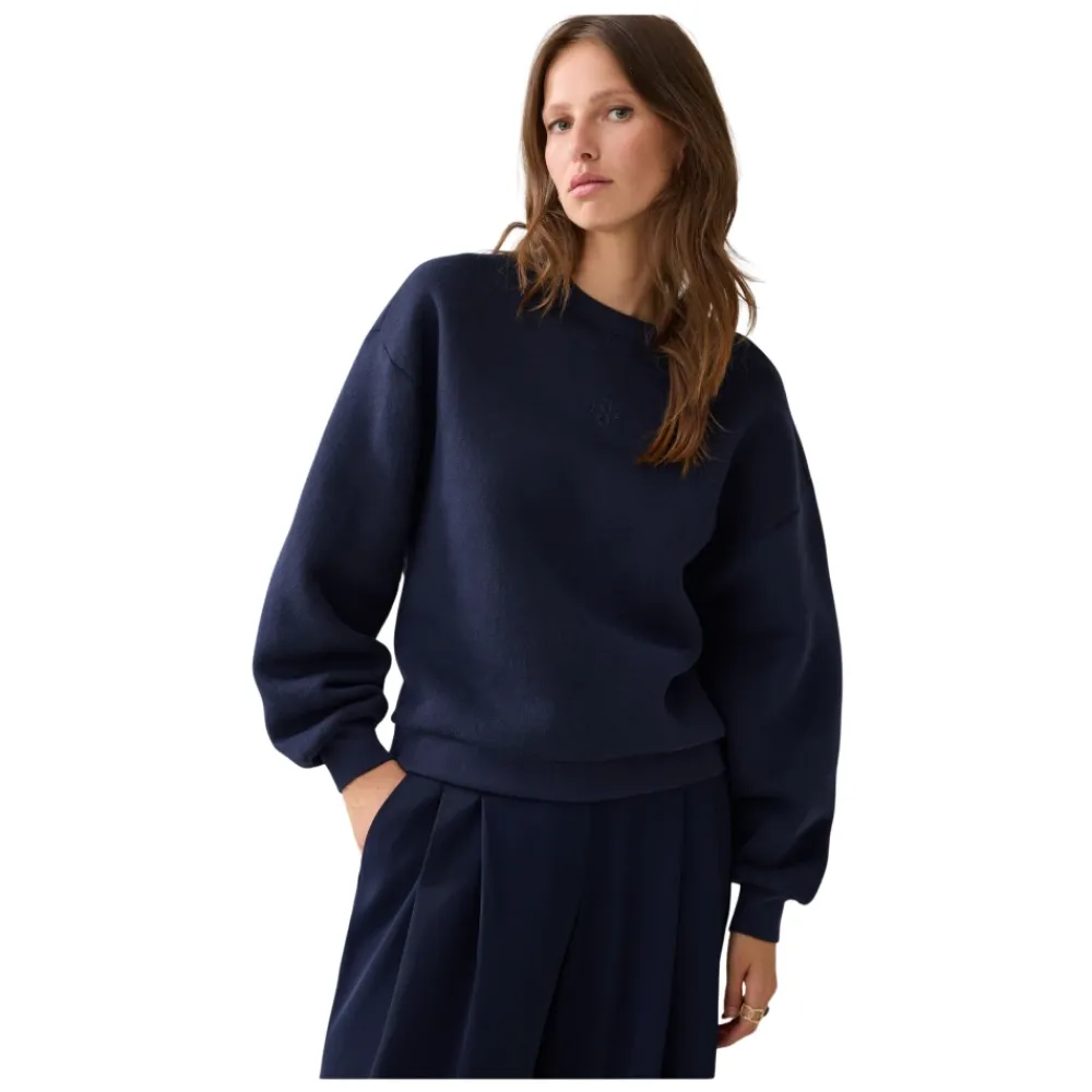 DAMES Summum Woman Truien & Vesten^Zachte Sweatshirt Blouse in Donker