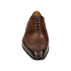 Heren Magnanni Nette Schoenen^Zakelijke lage leren schoen cognac