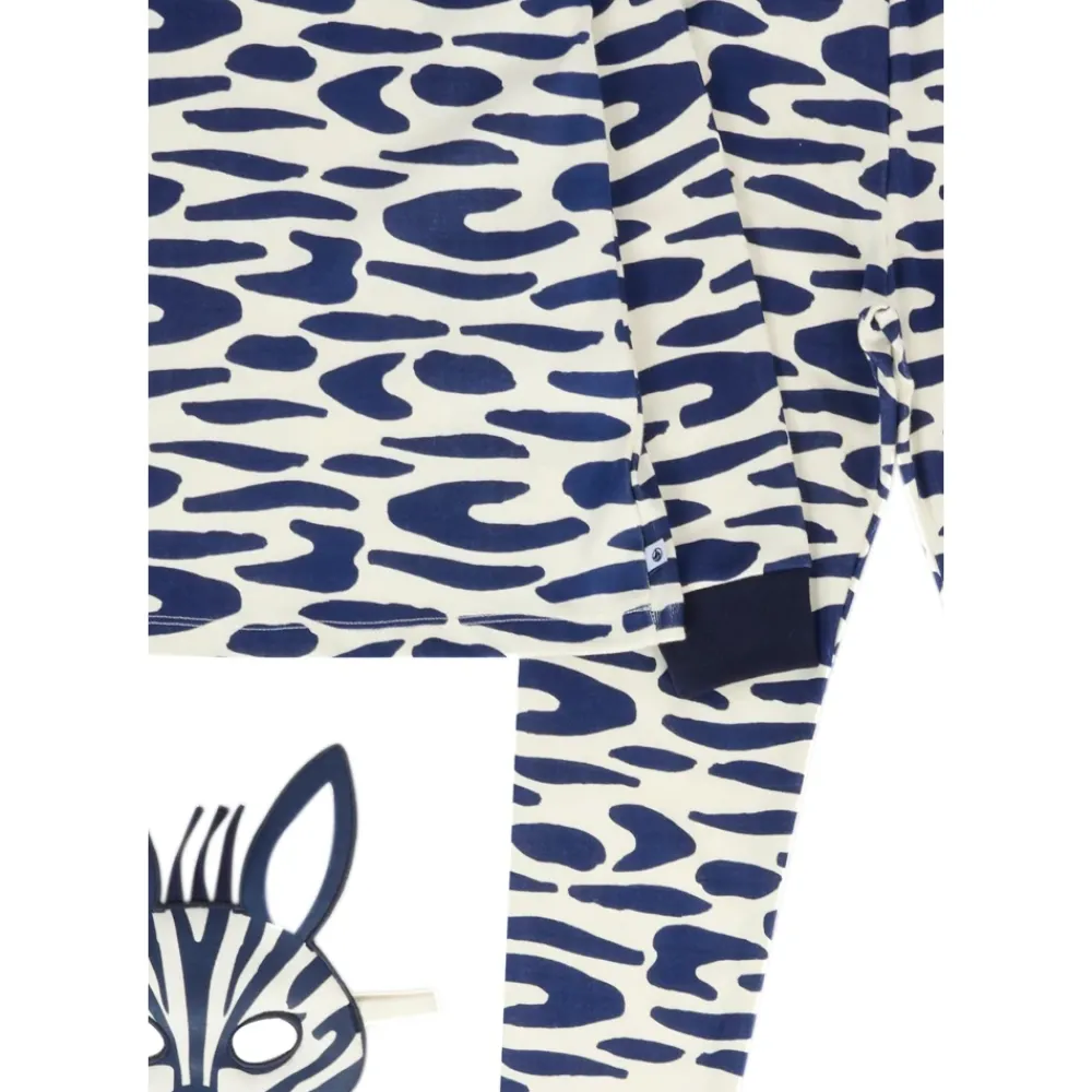 Petit Bateau Nachtkleding^Zebra Detail Ivoor Pyjama Set