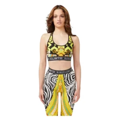 Custo Barcelona Zebra Print Racerback Sports Bra
