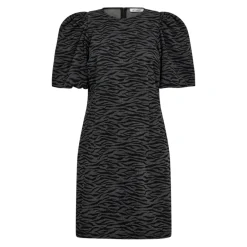 DAMES Co'Couture Zebracc Crop Puff Jurk