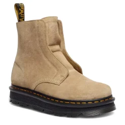 DAMES Dr. Martens Zebzag Laceless Savannah Tan Schoenen