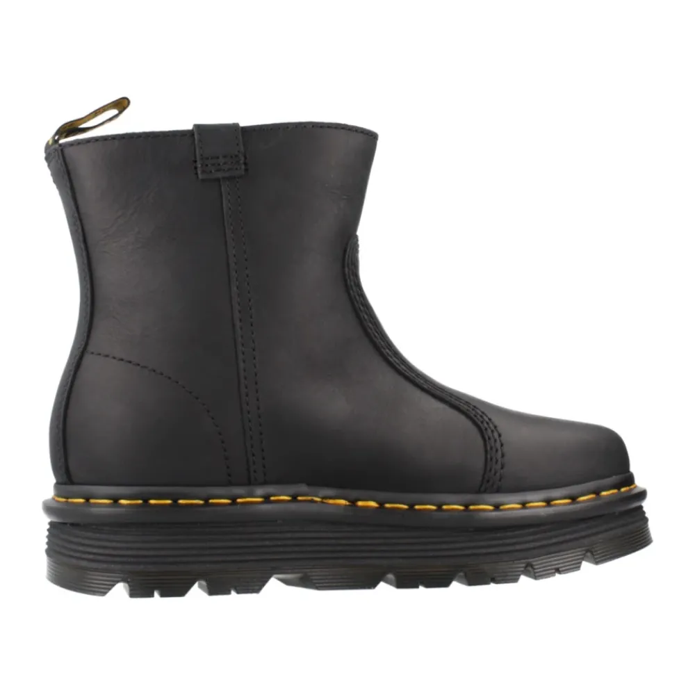 DAMES Dr. Martens Zebzag Rigger Enkellaarzen