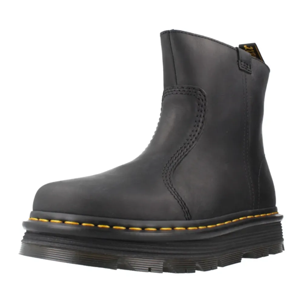 DAMES Dr. Martens Zebzag Rigger Enkellaarzen