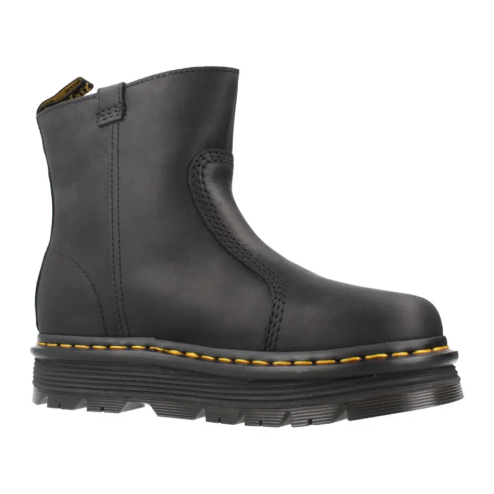 DAMES Dr. Martens Zebzag Rigger Enkellaarzen