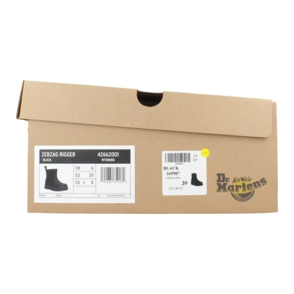 DAMES Dr. Martens Zebzag Rigger Enkellaarzen