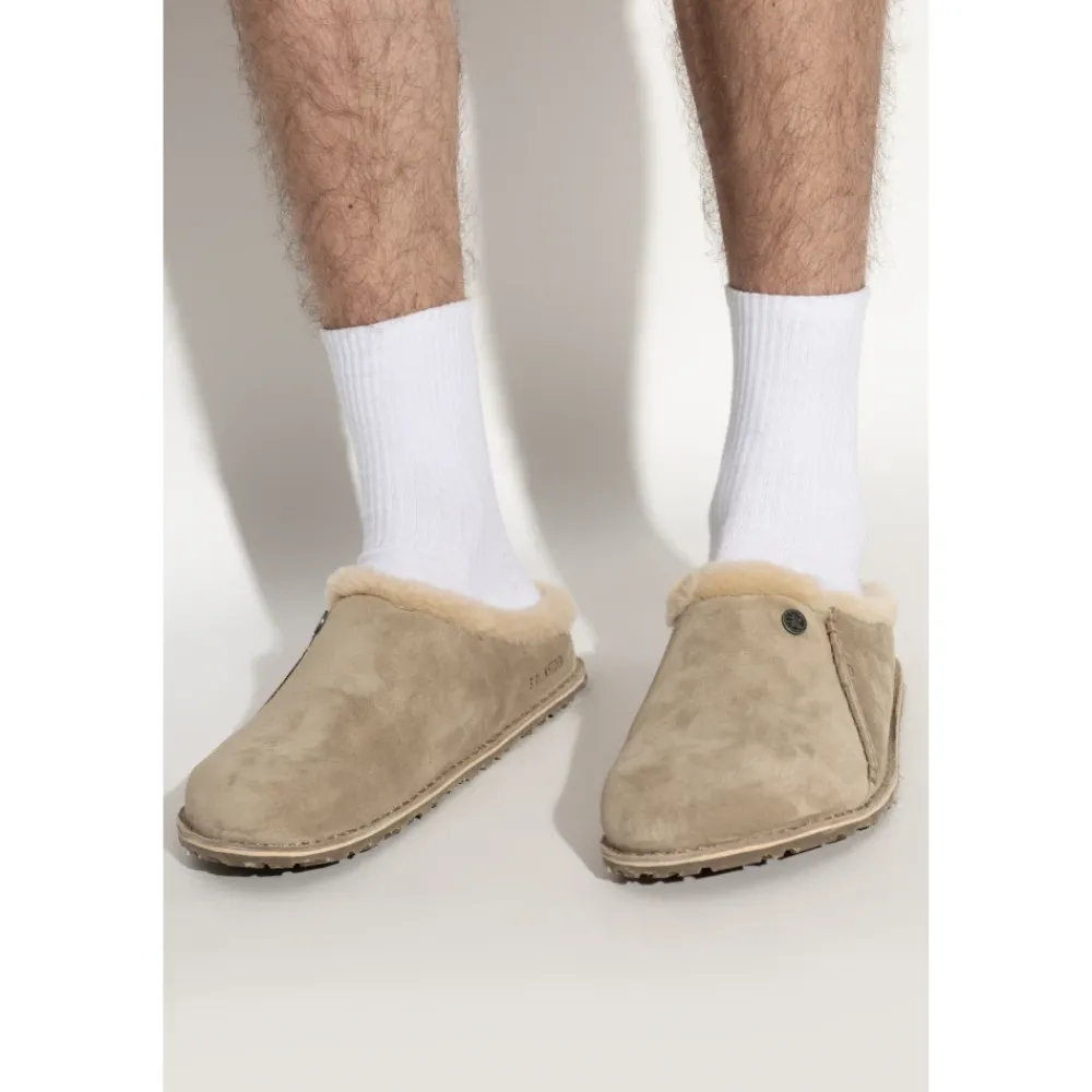 Heren Birkenstock Pantoffels^Zermatt Premium Suède