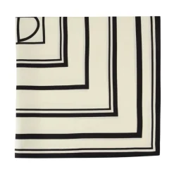 DAMES Anine Bing Sjaals^Zijden Monogram Sjaal - Bedrukte Stijl