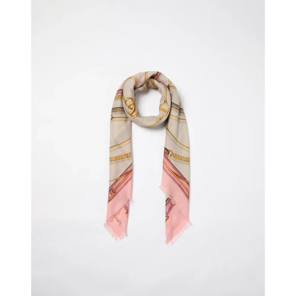 Heren Gucci Zijden Sjaal Kettingpatroon